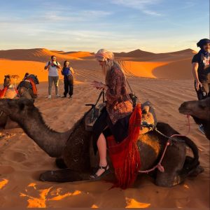 ride camel in merzouga desert